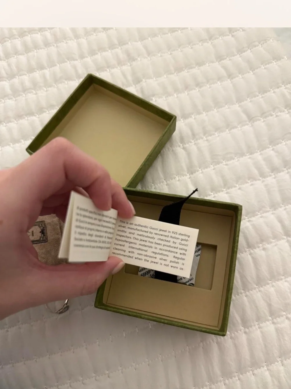 LIKE NEW♥️100% Authentic Silver Gucci Heart Ring
